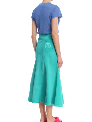 Бірюзова спідниця KENZO : фото 3 - Invogue